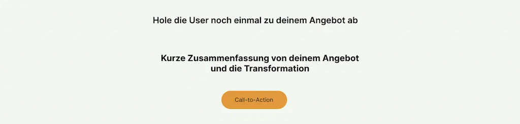 Angebotszusammenfassung als wichtiges Element einer Website Struktur