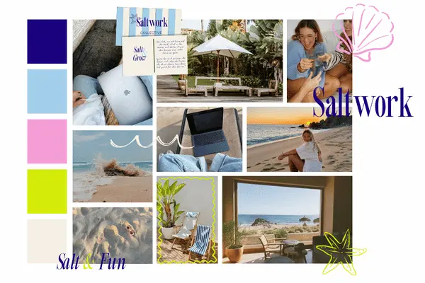 Markenauftritt definieren durch Moodboarderstellung