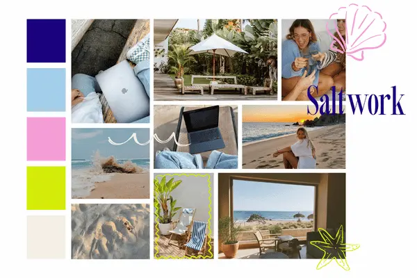 Moodboard Beispiel als Markenauftritt für eine Personal Brand