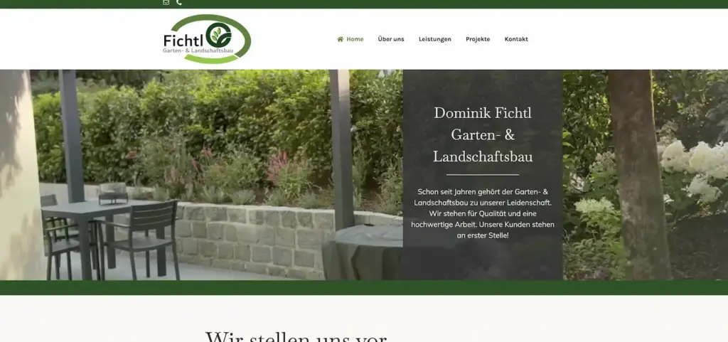 Alte WordPress Website